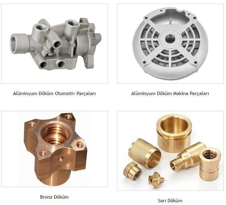 Işık Konya alüminyum döküm Bronz Sarı Döküm